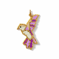 Hummingbird Beaded Pendant
